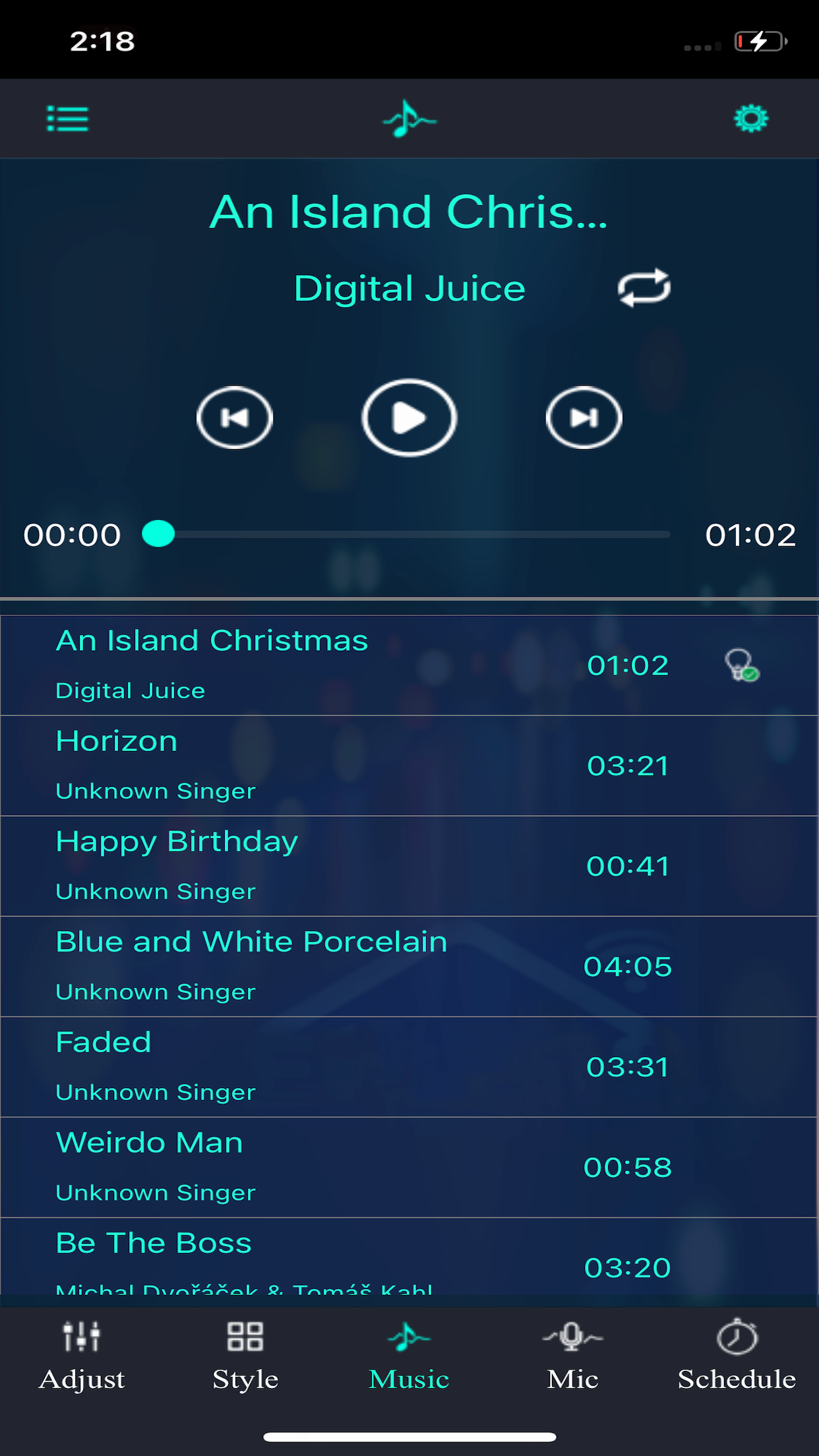 Timer & schedule